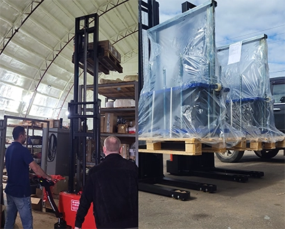 Тест-драйв складской техники на нашем складе во Владикавказе