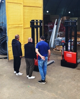 Тест-драйв складской техники на нашем складе во Владикавказе